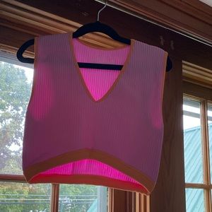 Crop top size large worn once